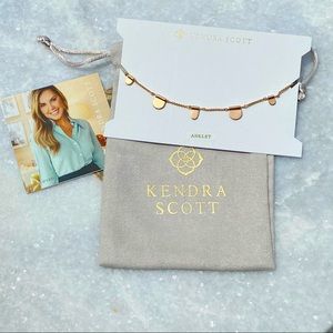 Kendra Scott Rose Gold Tabi Anklet